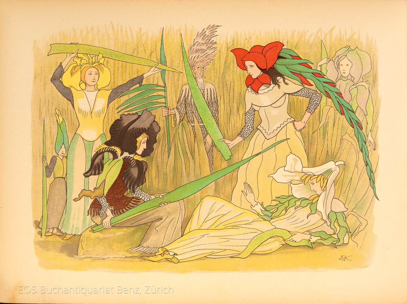 Kreidolf, Ernst: Der Gartentraum. - Image 3