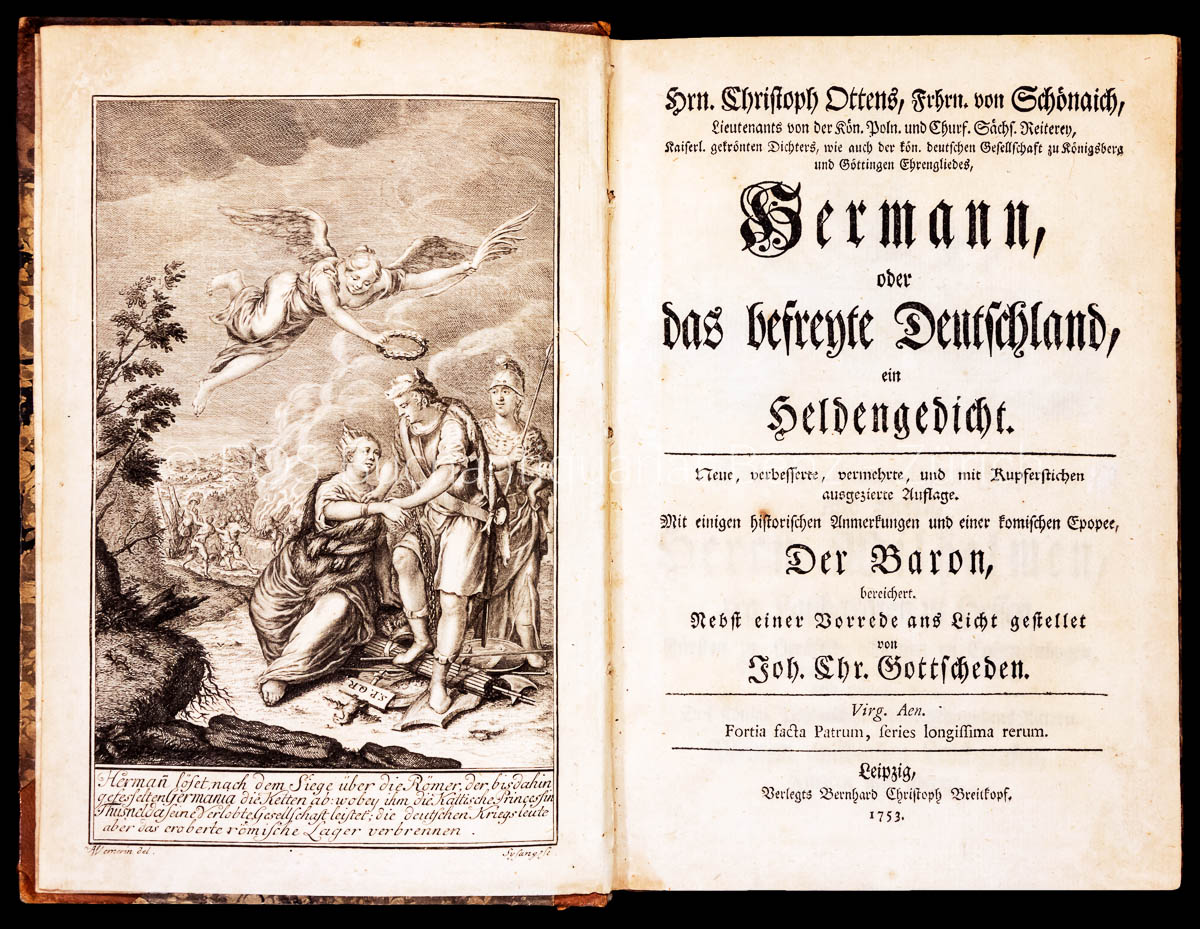 Schönaich, Christoph Otto Frh. von: -Hermann oder das befreyte Deutschland,