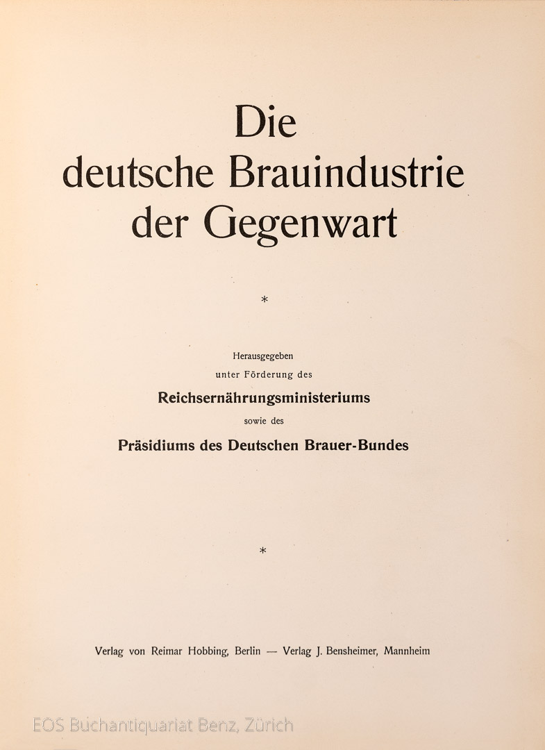 Die deutsche Brauindustrie der Gegenwart. – Bild 2