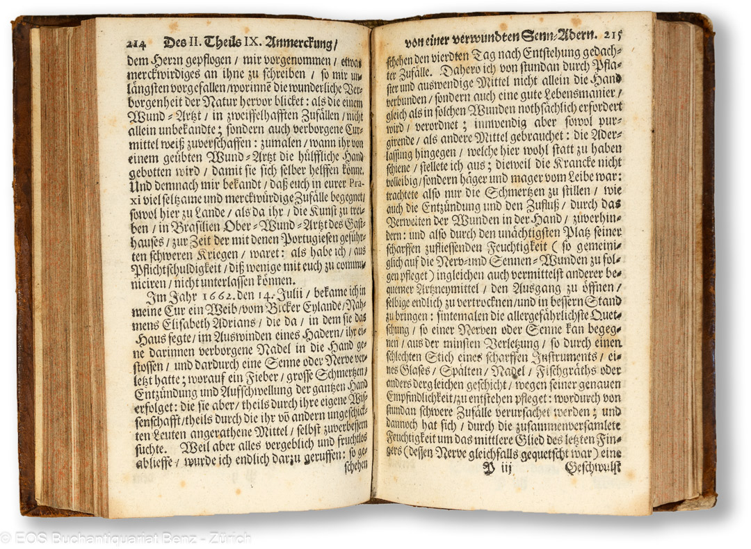 Roonhuyse, Hendrick van: Heinrichs von Roonhuysen ... Historischer Heil-Curen Jn zwey Theile verfassete Anmerckungen ... - Image 2
