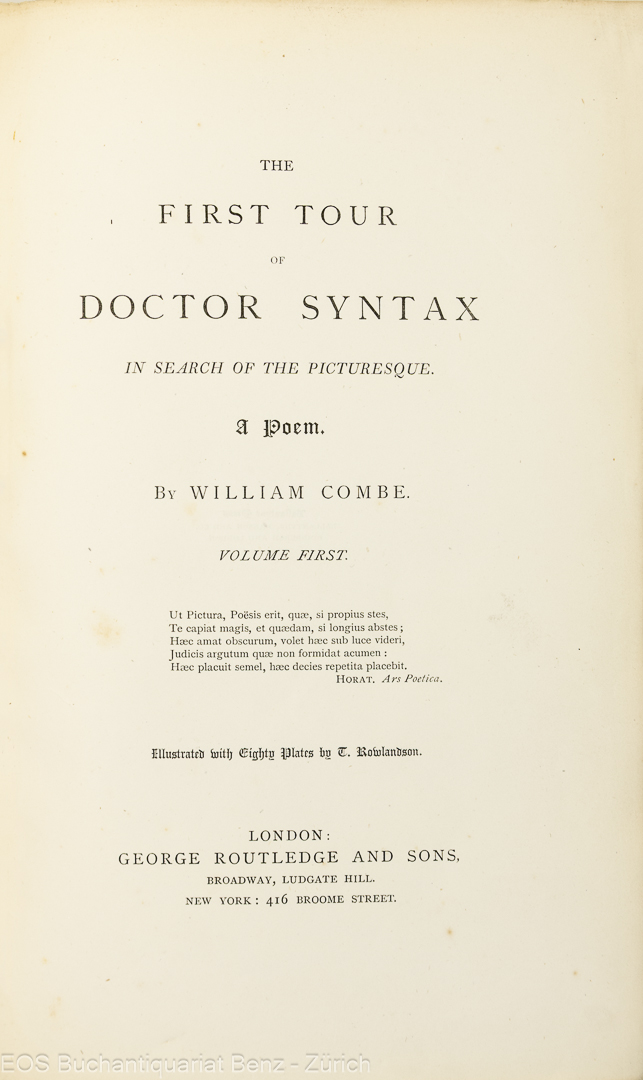Combe, William: The First Tour of Doctor Syntax – - Image 2