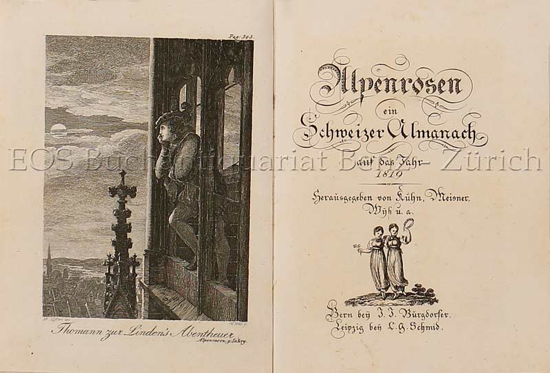 -Alpenrosen. Ein Schweizer Almanach auf das Jahr 1819.