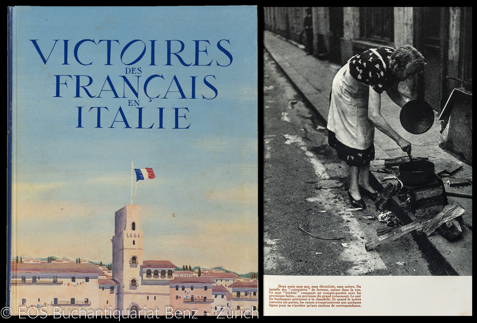 Babelay, Jean-Louis, Eparvier, Jean Victoires des Français en Italie. - Un An - A Paris. Sous la botte des Nazis. – Bild 2