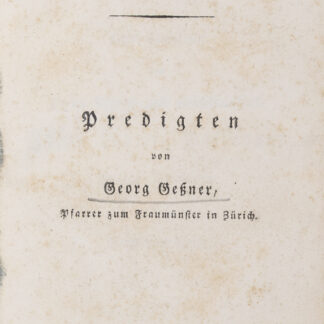 Gessner, Georg: -Der Weg zum Ziele.