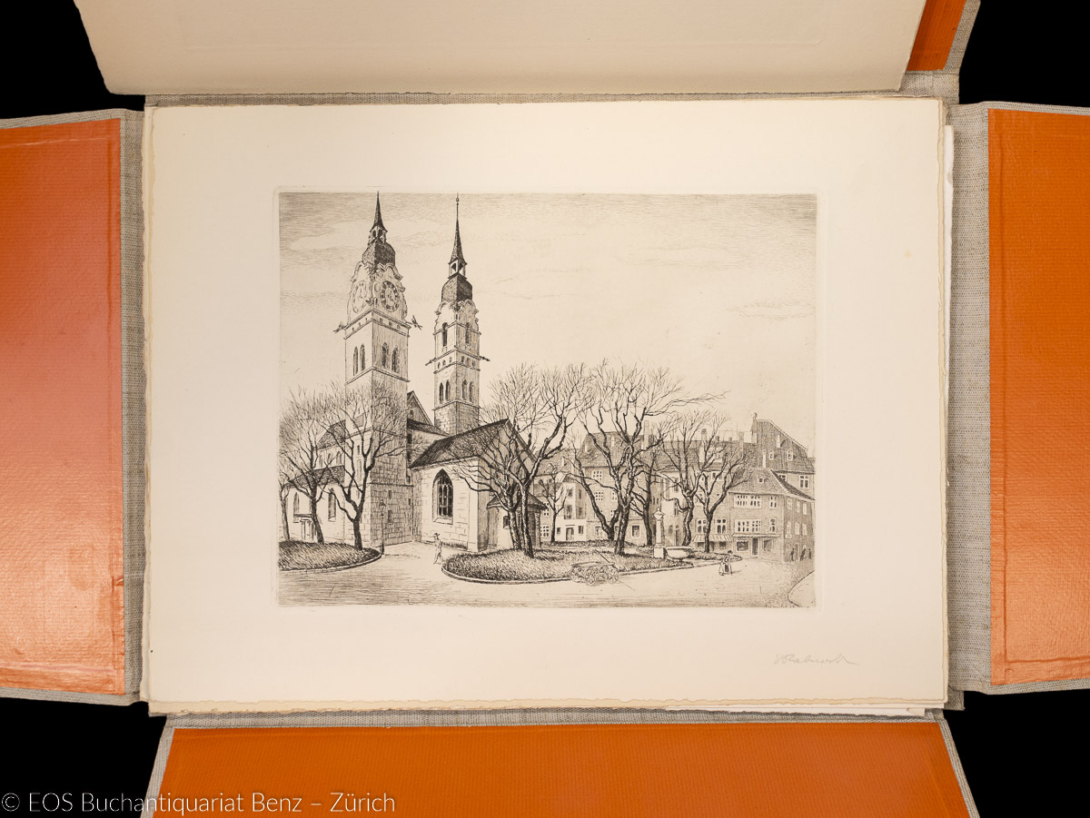 Kunstmappe, Der Kanton Zürich: Der Regierungsrat des Kantons Zürich widmet diese Kunstmappe Herrn Dr. jur. Hans Nabholz. – Bild 2