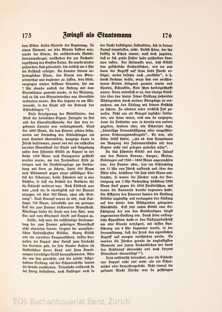 Ulrich Zwingli - Zum Gedächtnis der Zürcher Reformation 1519-1919. – Bild 2