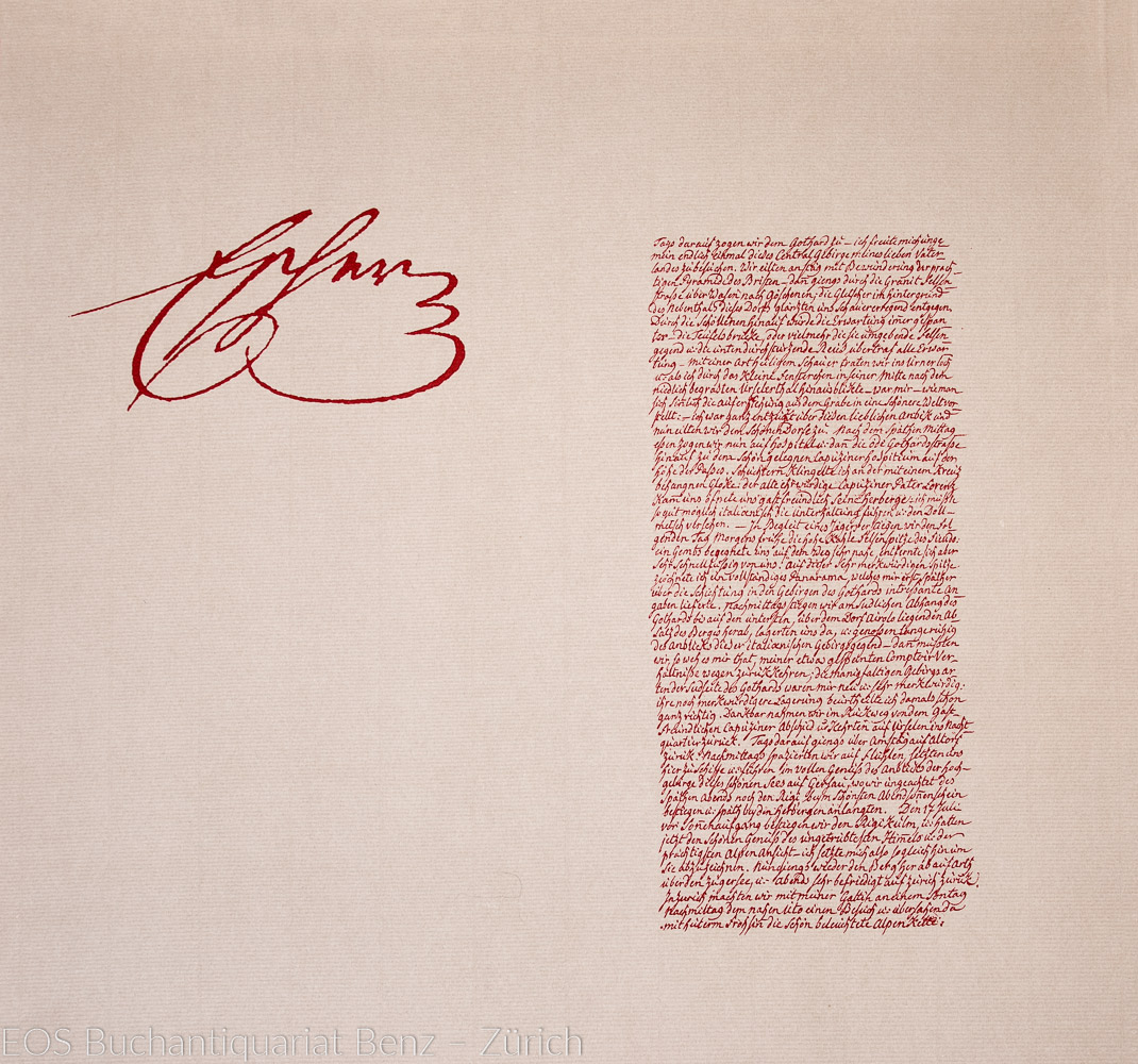 Escher von der Linth, Hans Conrad: Ansichten und Panoramen der Schweiz - Die Panoramen. – Bild 2