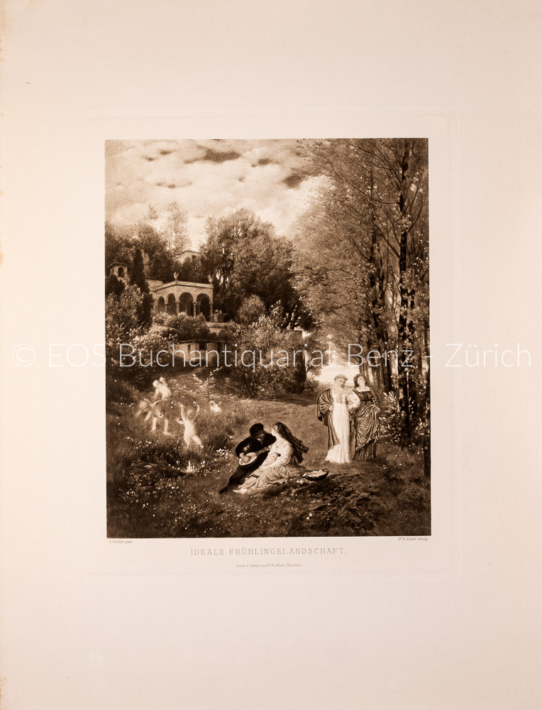 Böcklin, Arnold: Arnold Böcklin - 15 Heliogravüren nach den Originalen. - Image 2