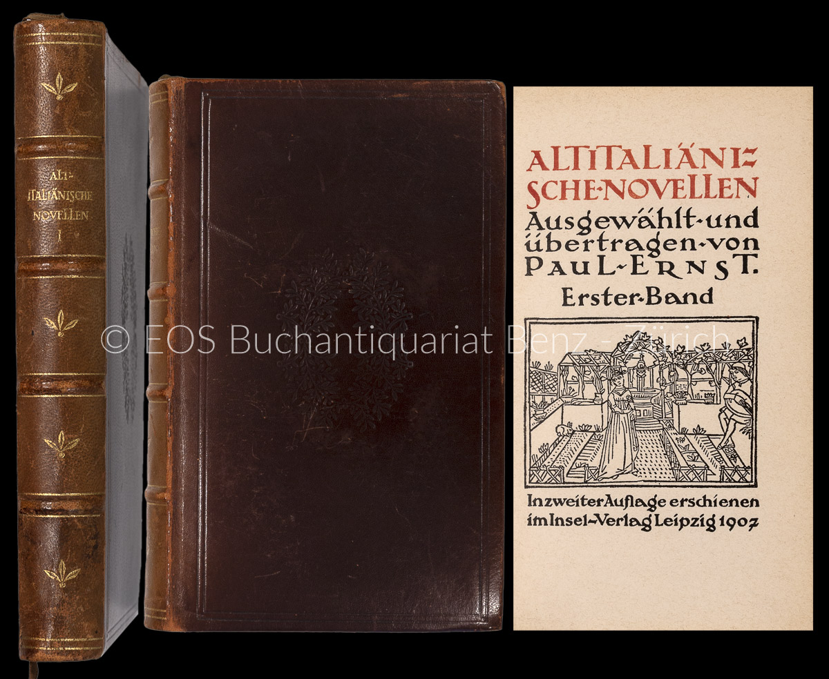 -Altitaliänische Novellen.