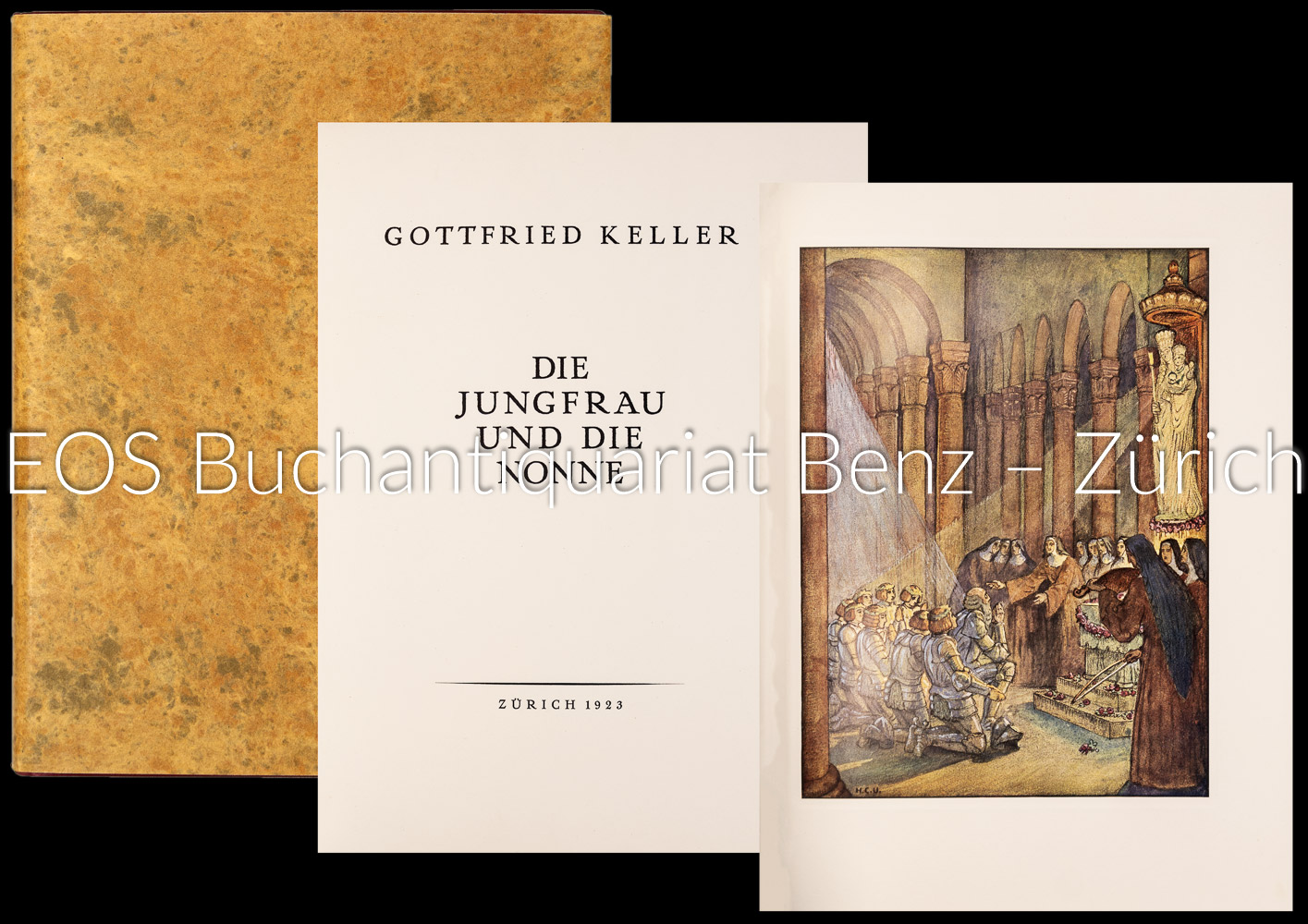 Keller, Gottfried: -Die Jungfrau und die Nonne.