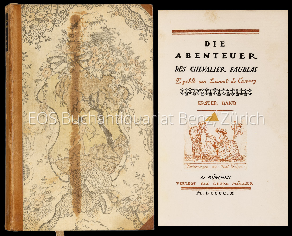 Louvet de Couvray, Jean-Baptiste: Die Abenteuer des Chevalier Faublas. – Bild 2