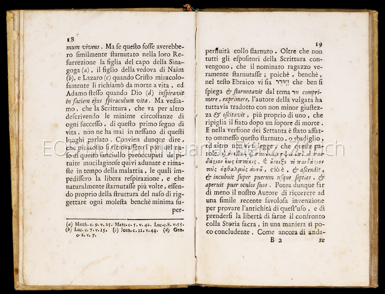 Ballarini, Simone: Origine dell-uso di salutare quando si starnuta discorso. - Image 2