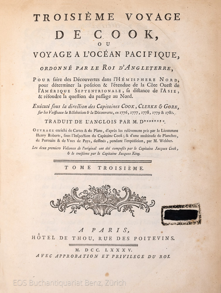 Cook, James: Troisième voyage de Cook. – Bild 2
