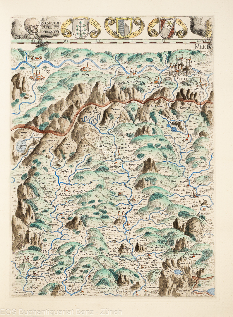 Schoepf, Thomas; Karte des bernischen Staatsgebietes von 1577/78. – Bild 2