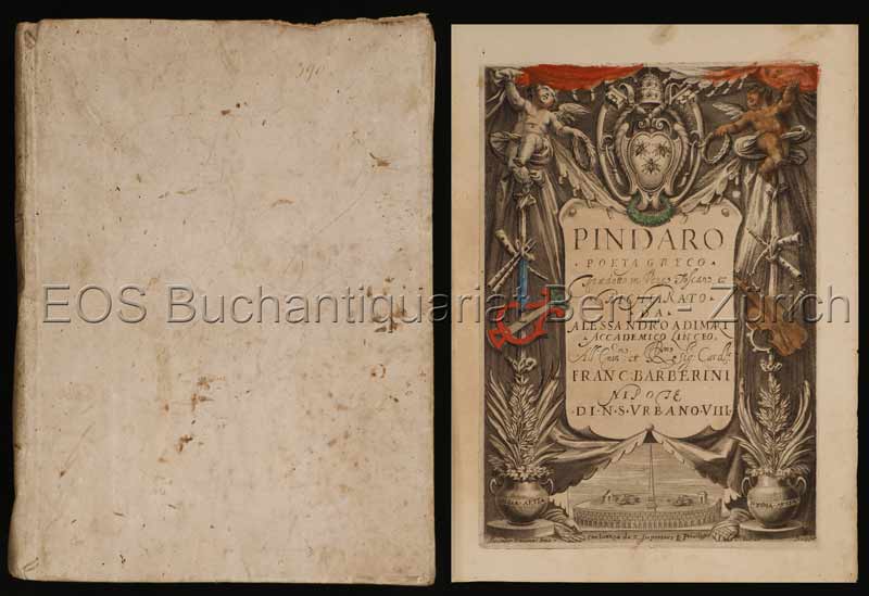 Pindar: -Ode Di Pindaro Antichissimo Poeta.