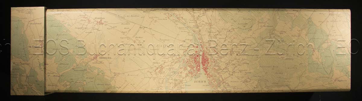-Topographische Aufnahme des Kantons Zürich von 1843 - 1851.