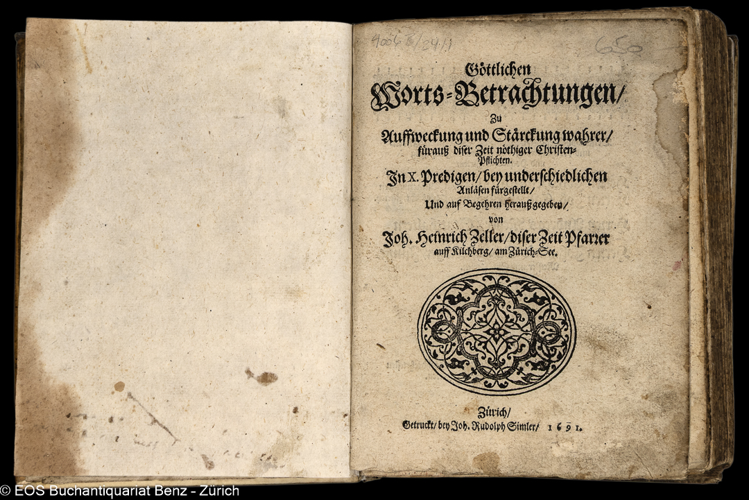 Zeller, Joh. Heinrich: -Göttlichen Worts-Betrachtungen.
