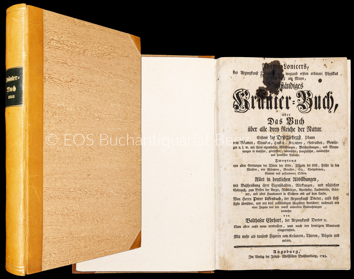 Lonicero, Adam: -Vollständiges Kräuter-Buch oder