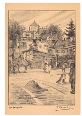 Boscovits, Fritz; -Malerische Winkel in Zürich.