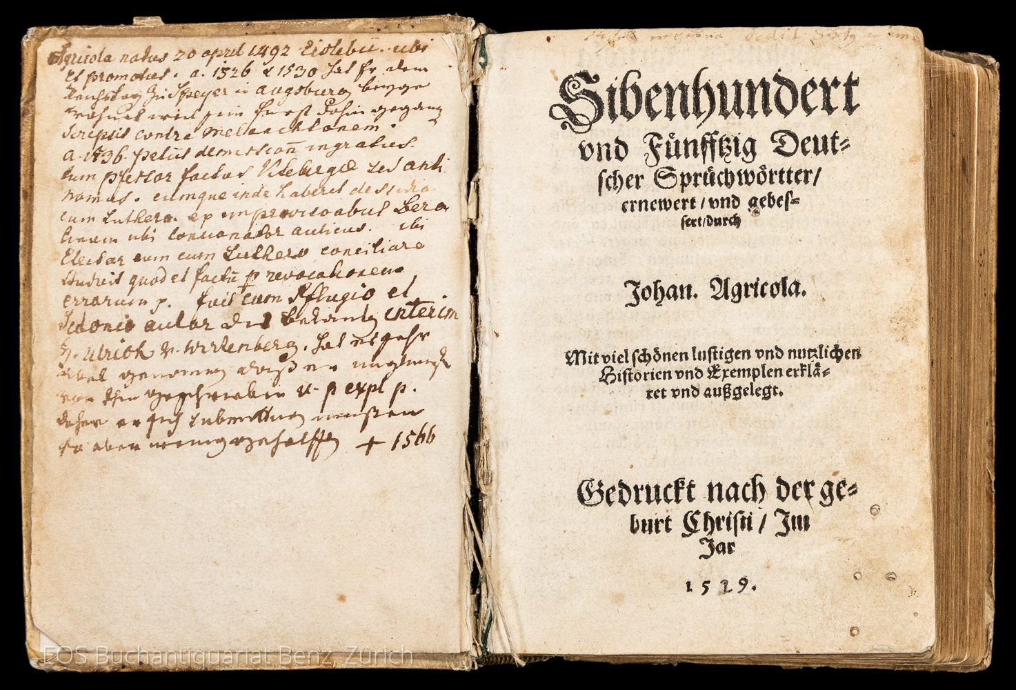Agricola, Johannes: Sibenhundert und fünfftzig Deutscher Sprüchwörtter - Image 2