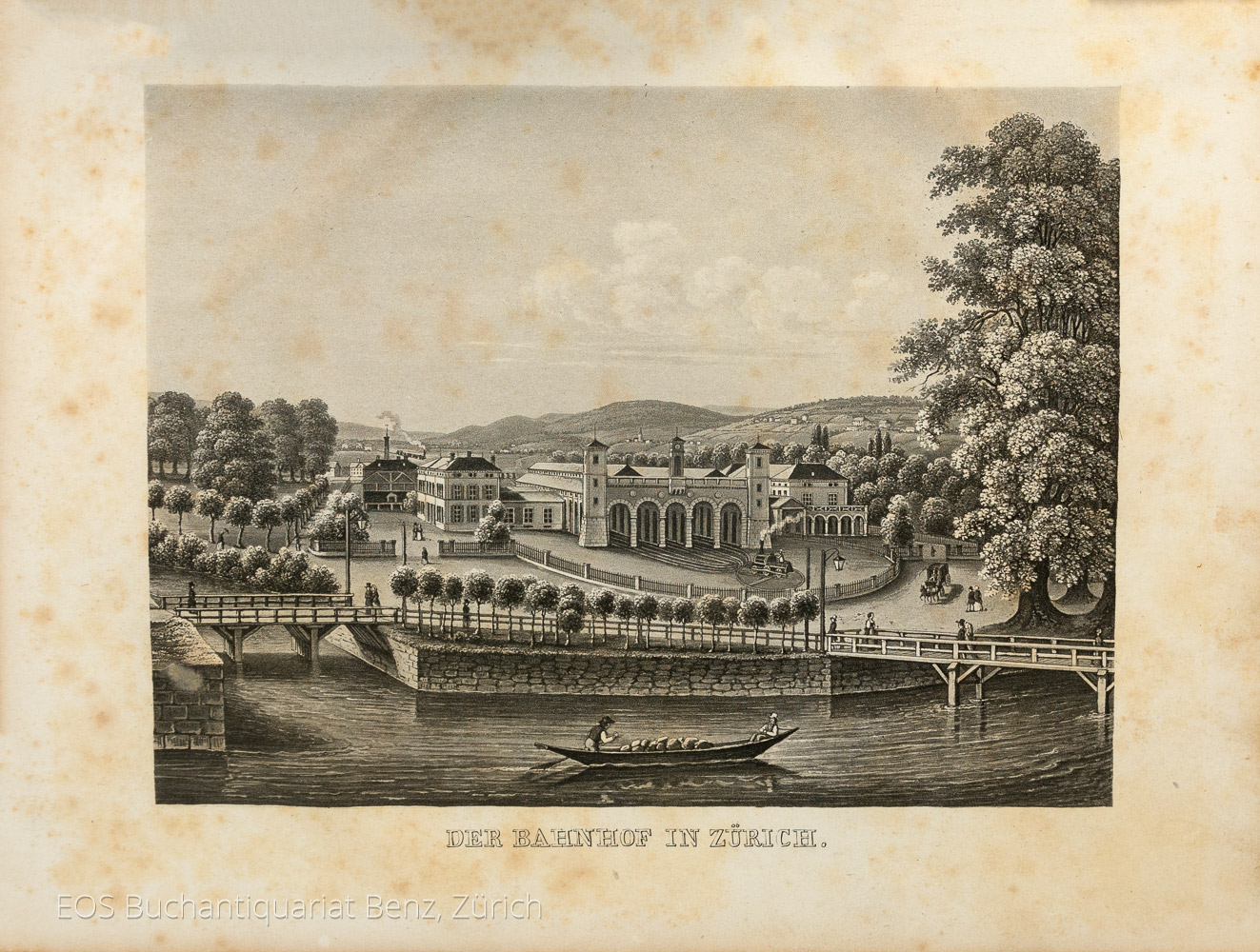 Vogel, Friedrich: Memorabilia Tigurina oder Chronik der Denkwürdigkeiten der Stadt und Landschaft Zürich (Band 1.). – - Image 3