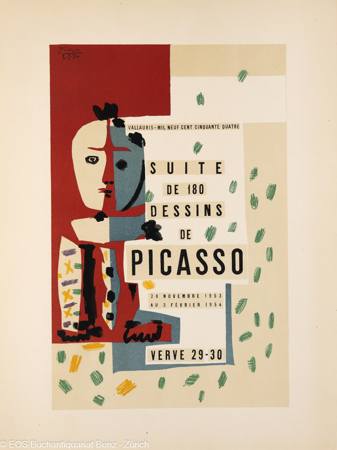 Suite de 180 dessins de Picasso. – Bild 2