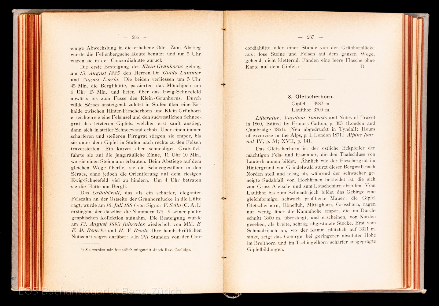Studer, Gottlieb (Samuel): Über Eis und Schnee. – Bild 2