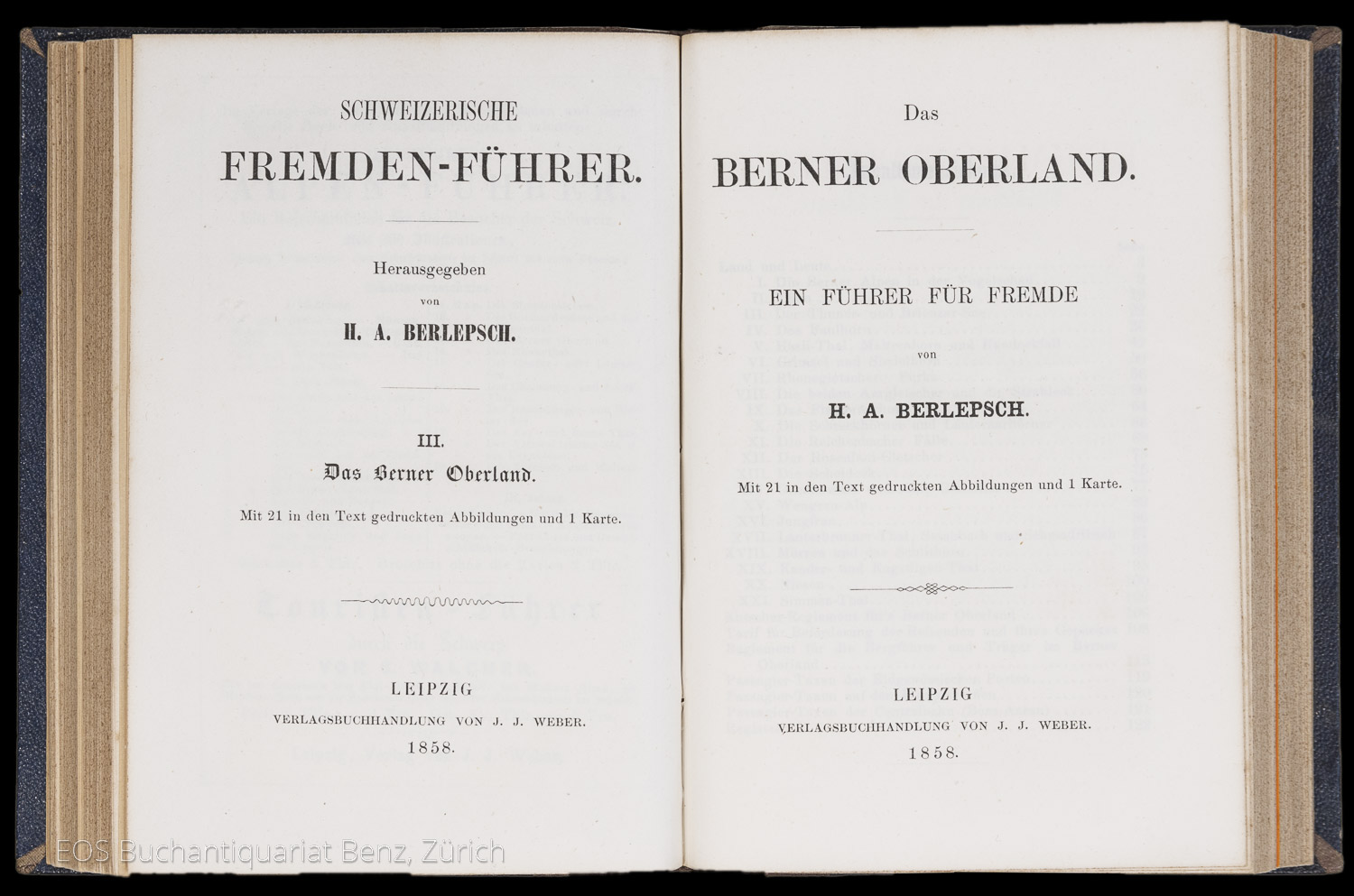 Berlepsch, Herman Alexander: Der Bodensee und das Appenzeller Land. Ein Führer für Fremde.– - Image 2