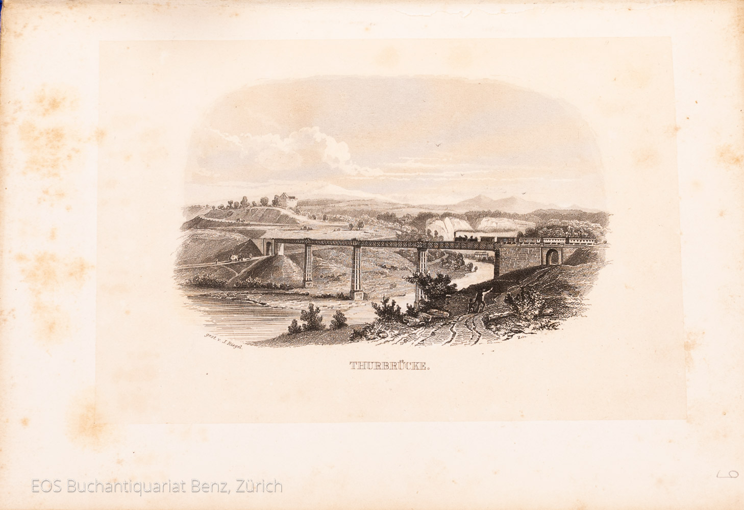 Isenring, Johann Baptist: Illustrirter Wegweiser auf der St. Gallisch-Appenzellischen Eisenbahn. – Bild 2