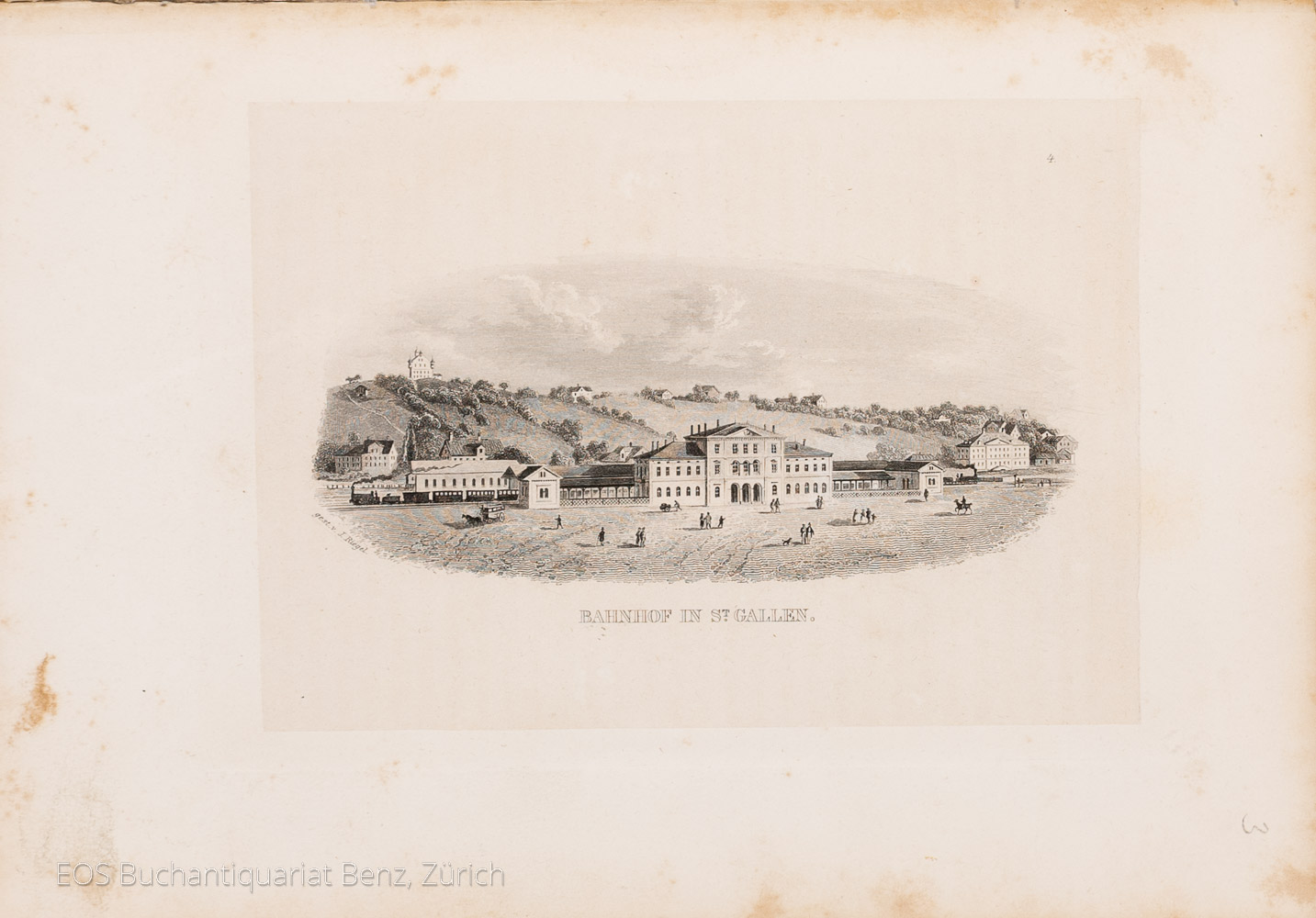 Isenring, Johann Baptist: Illustrirter Wegweiser auf der St. Gallisch-Appenzellischen Eisenbahn. – Bild 3