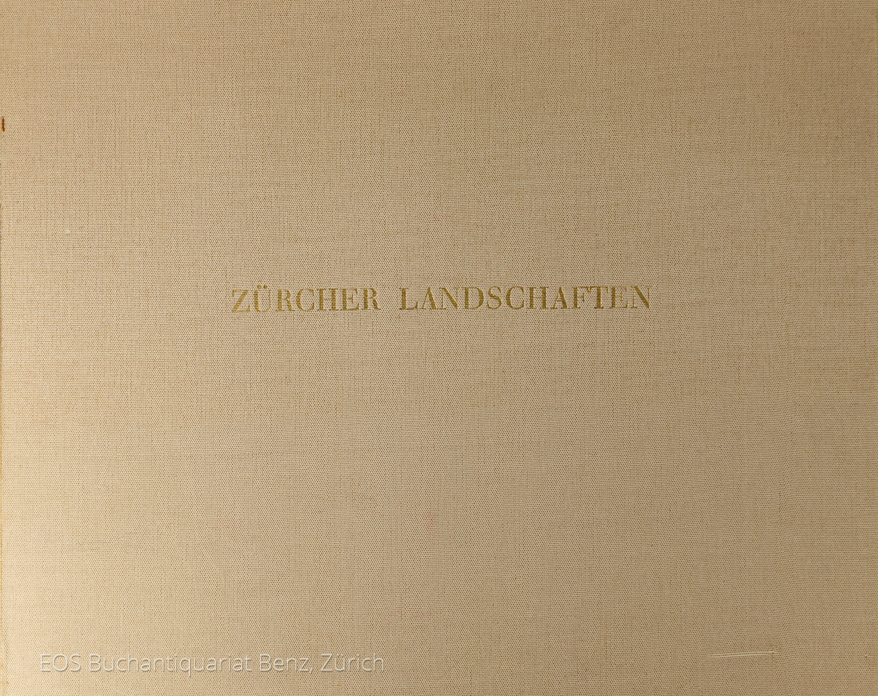-Vierundzwanzig Original-Lithographien von Zürcher Landschaften.