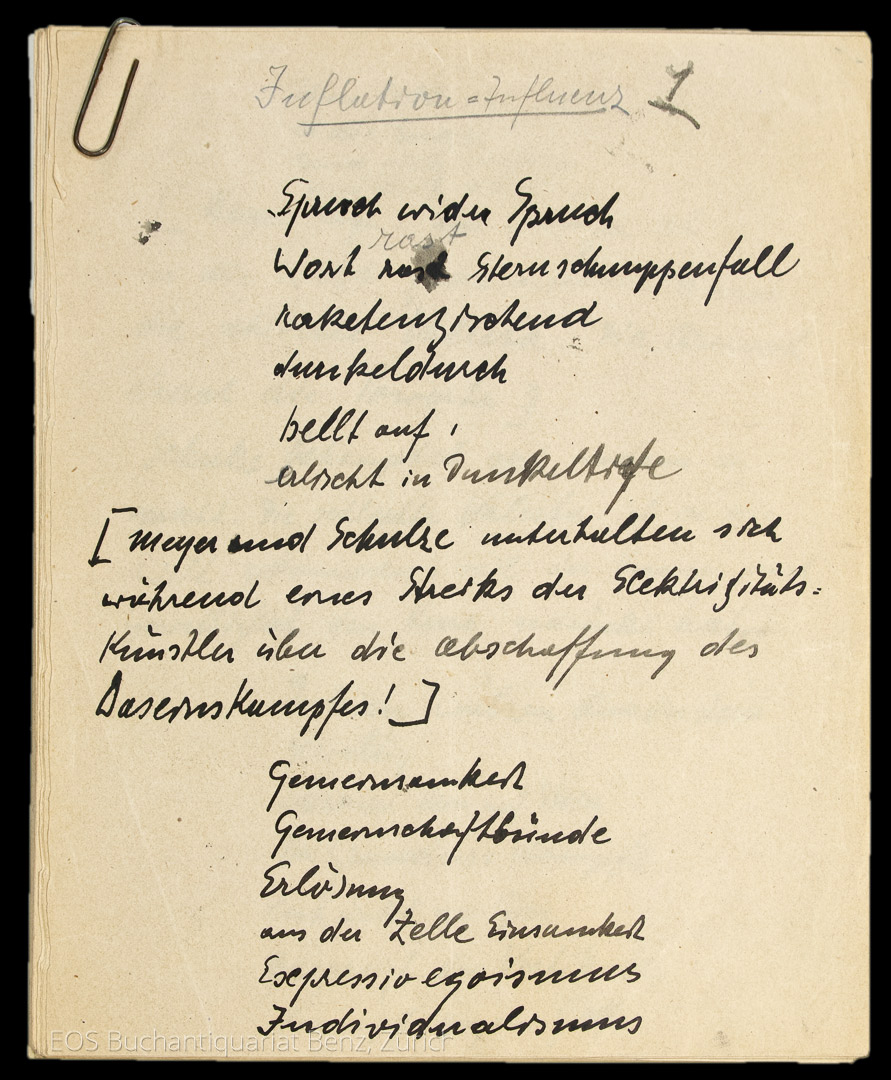 Eckertz, Waldemar: -Inflations-Influenz.