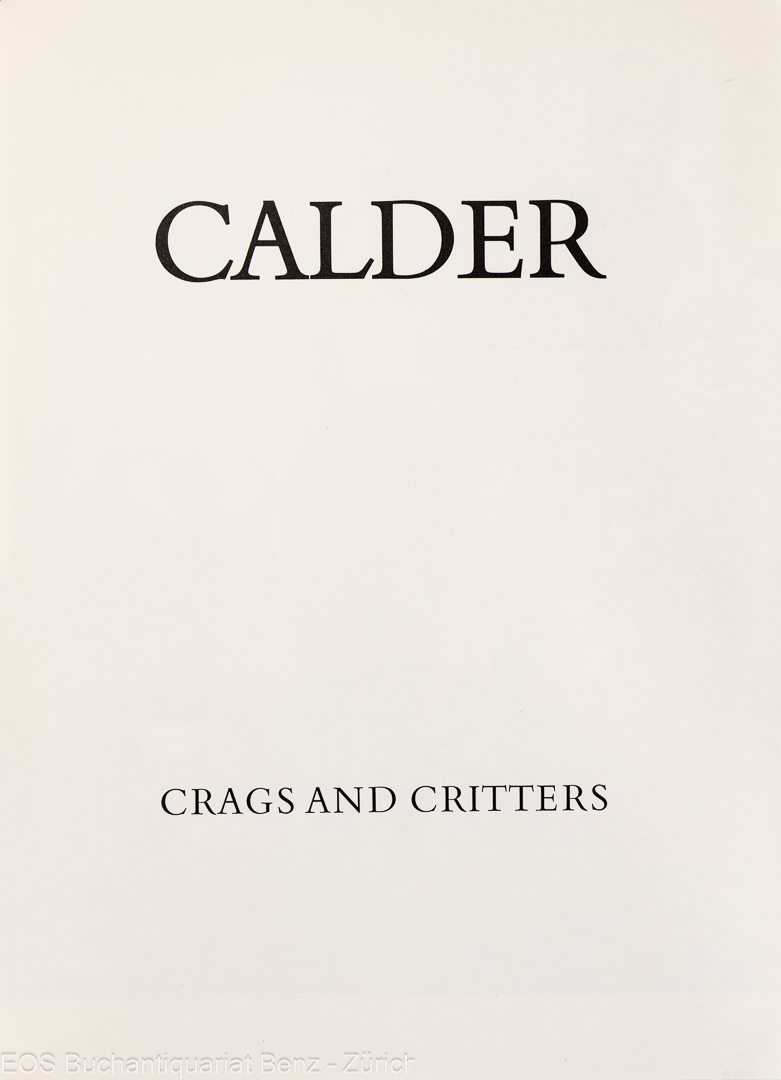 Calder, Alexander: Calder. - Image 2