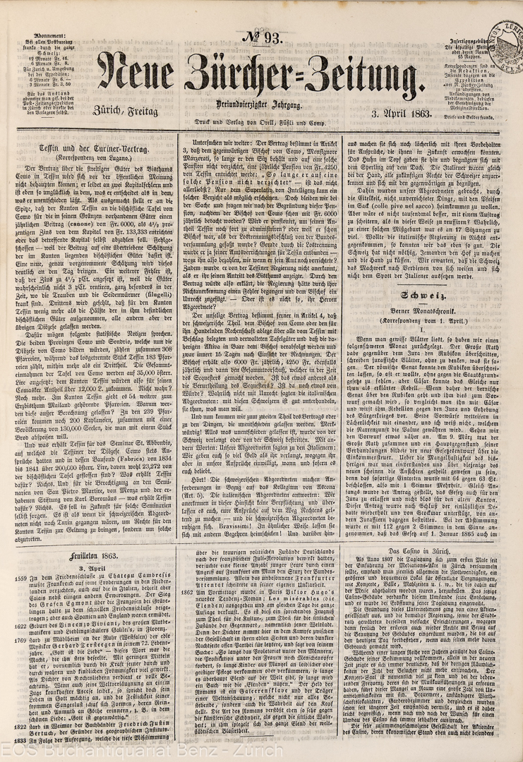 Neue Zürcher Zeitung. – Bild 3