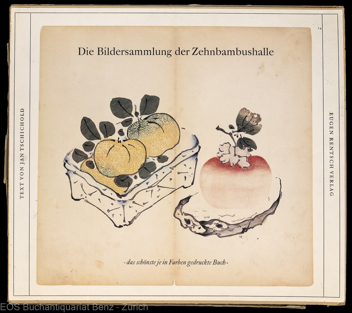 Tschichold, Jan: -Die Bildersammlung der Zehnbambushalle.