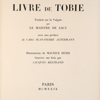 -Le Livre de Tobie.