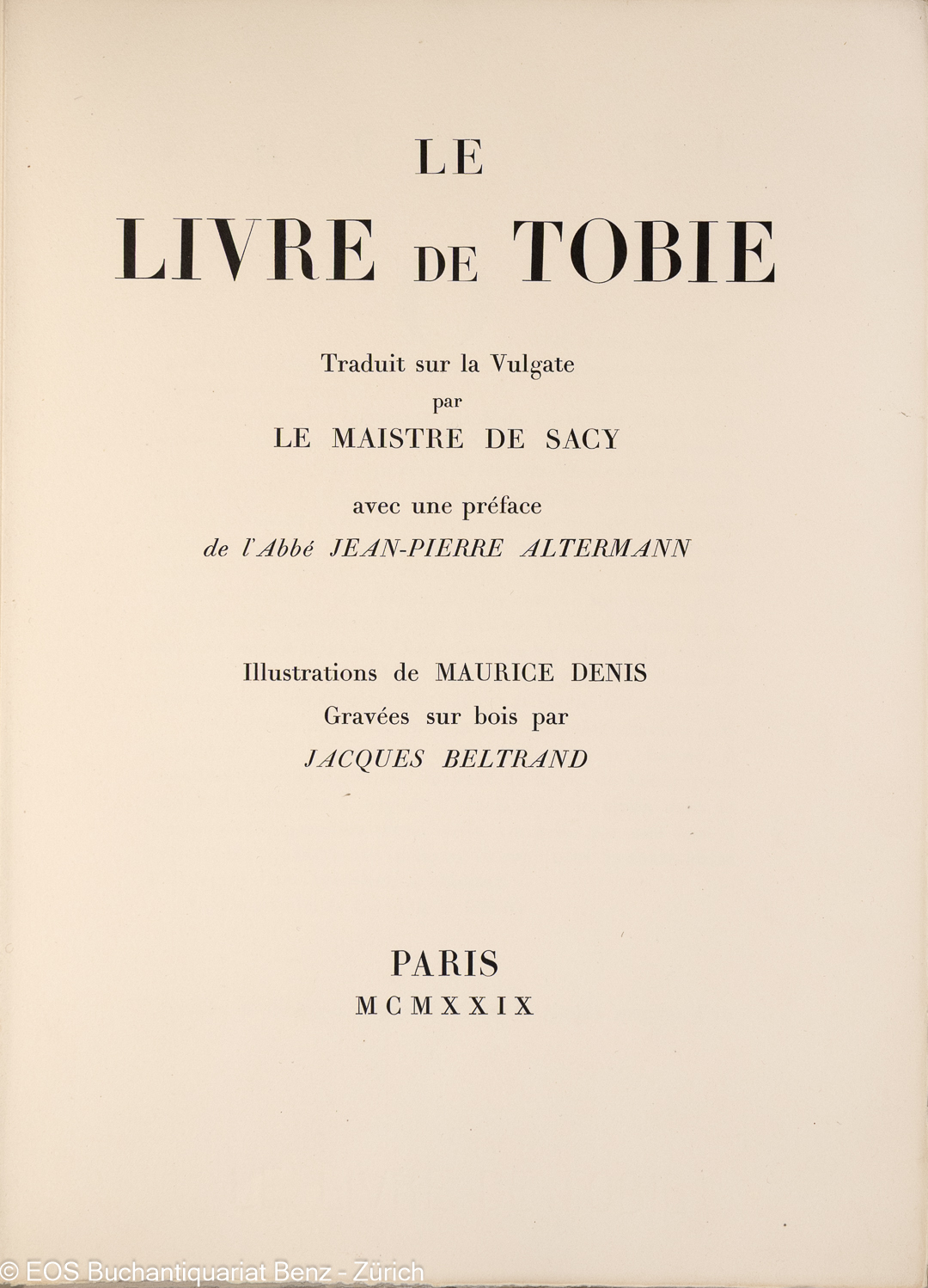 -Le Livre de Tobie.