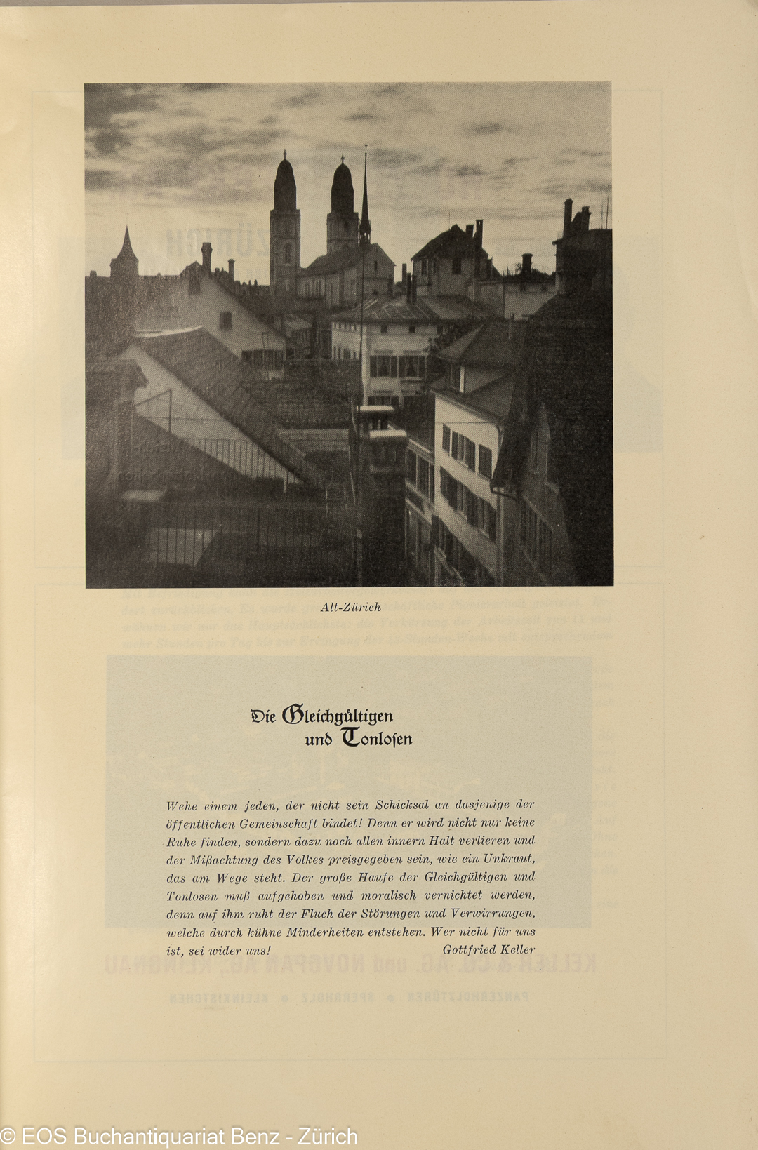 100 Jahre Holzarbeiter Zürich - 1839-1939. – Bild 2