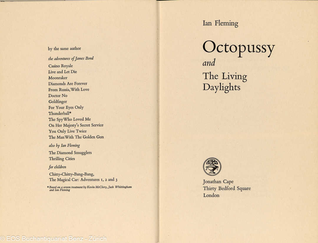 Fleming, Ian: Octopussy and The Living Daylights. – Bild 2