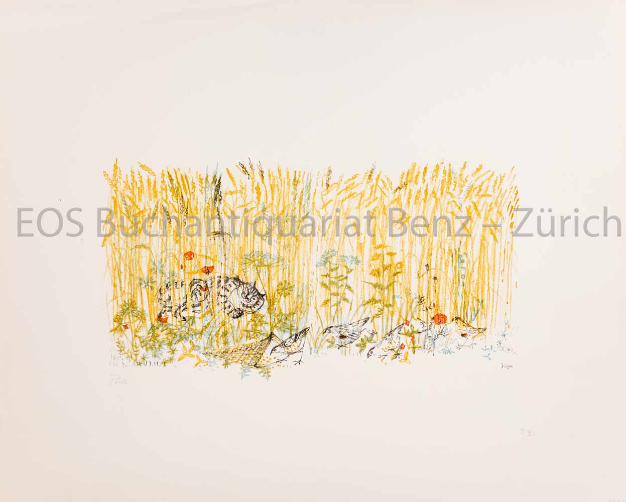 Fischer, Hans (1909–1958): -Der gestiefelte Kater – Kornfeld I.