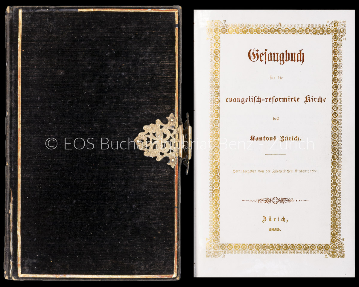 -Gesangbuch für die evangelisch-reformirte Kirche des Kantons Zürich.