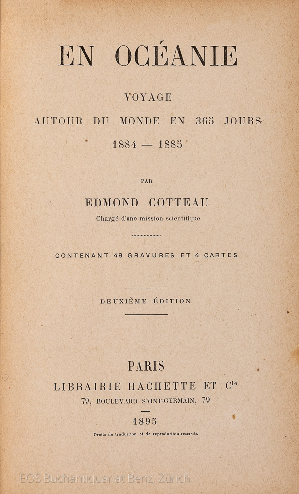 Cotteau, Edmond: En Océanie. - Image 2