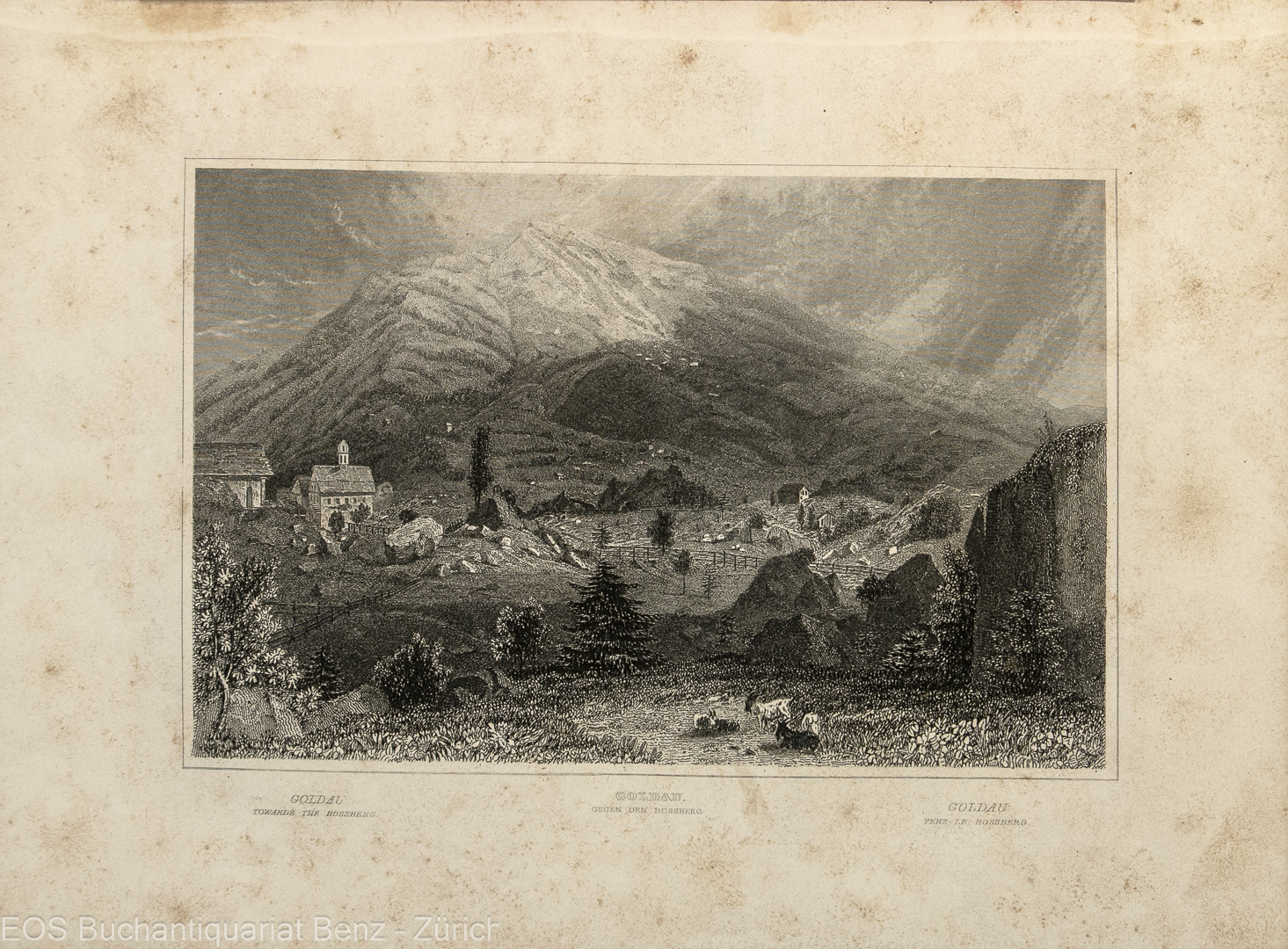 Zschokke, Heinrich: Die Schweiz in ihren klassischen Stellen und Hauptorten geschildert. – Bild 3