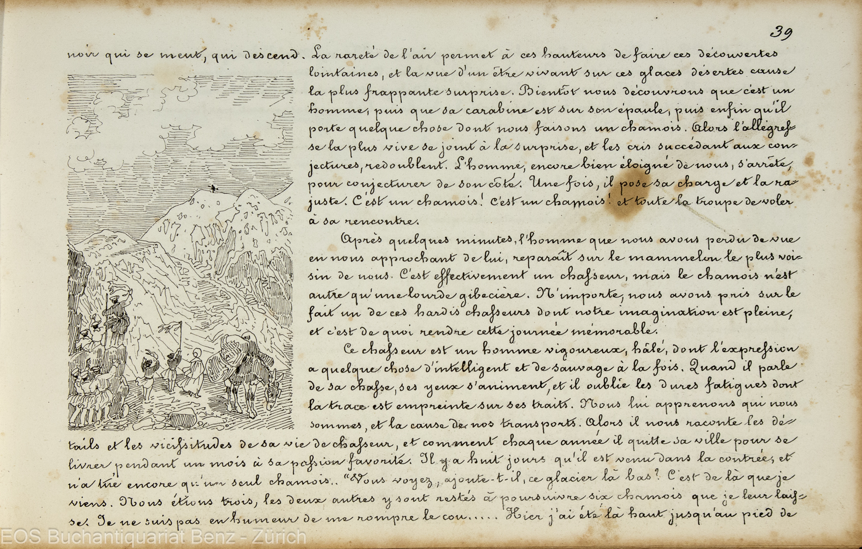 Töpffer, Rodolphe: Voyage aux alpes et en Italie. – Bild 2
