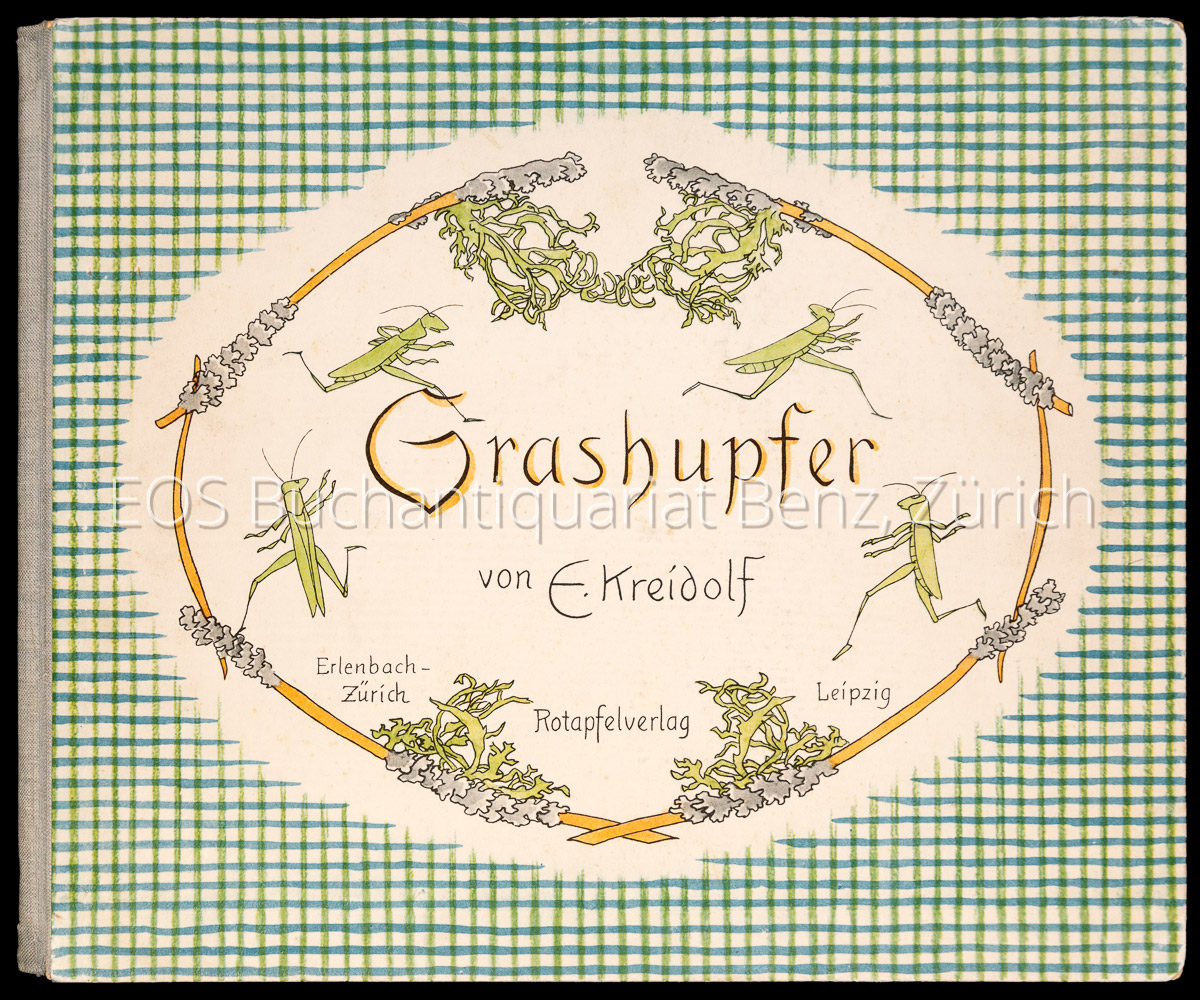 Kreidolf, Ernst: -Grashupfer.