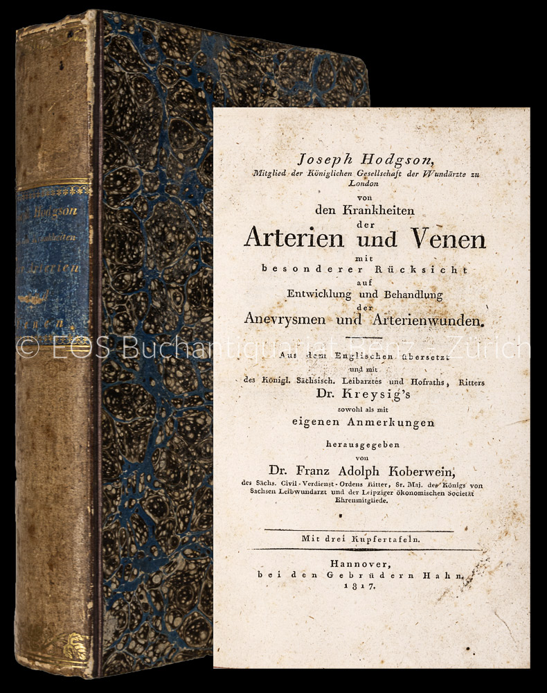 Hodgson, Joseph: -Von den Krankheiten der Arterien und Venen