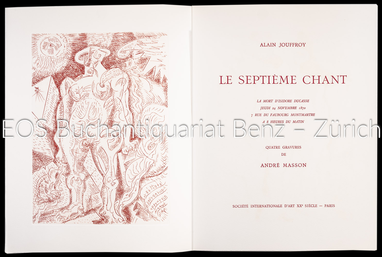 Jouffroy, Alain: Le septième chant. – Bild 2