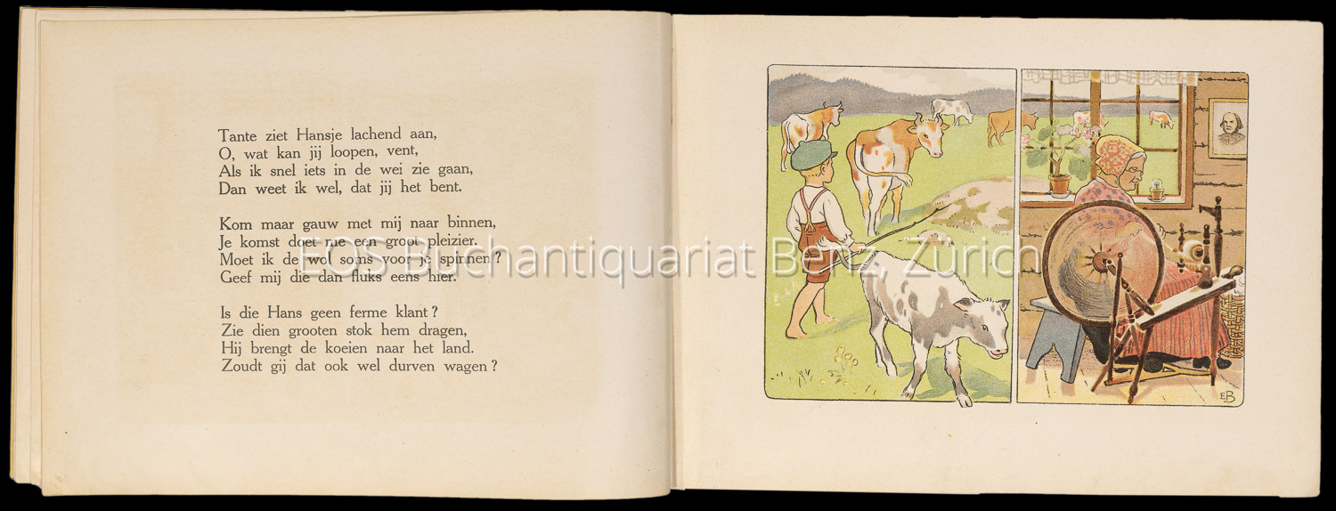 Beskow, Elsa; Hansje en Blondje in Bloemenland. – Bild 2