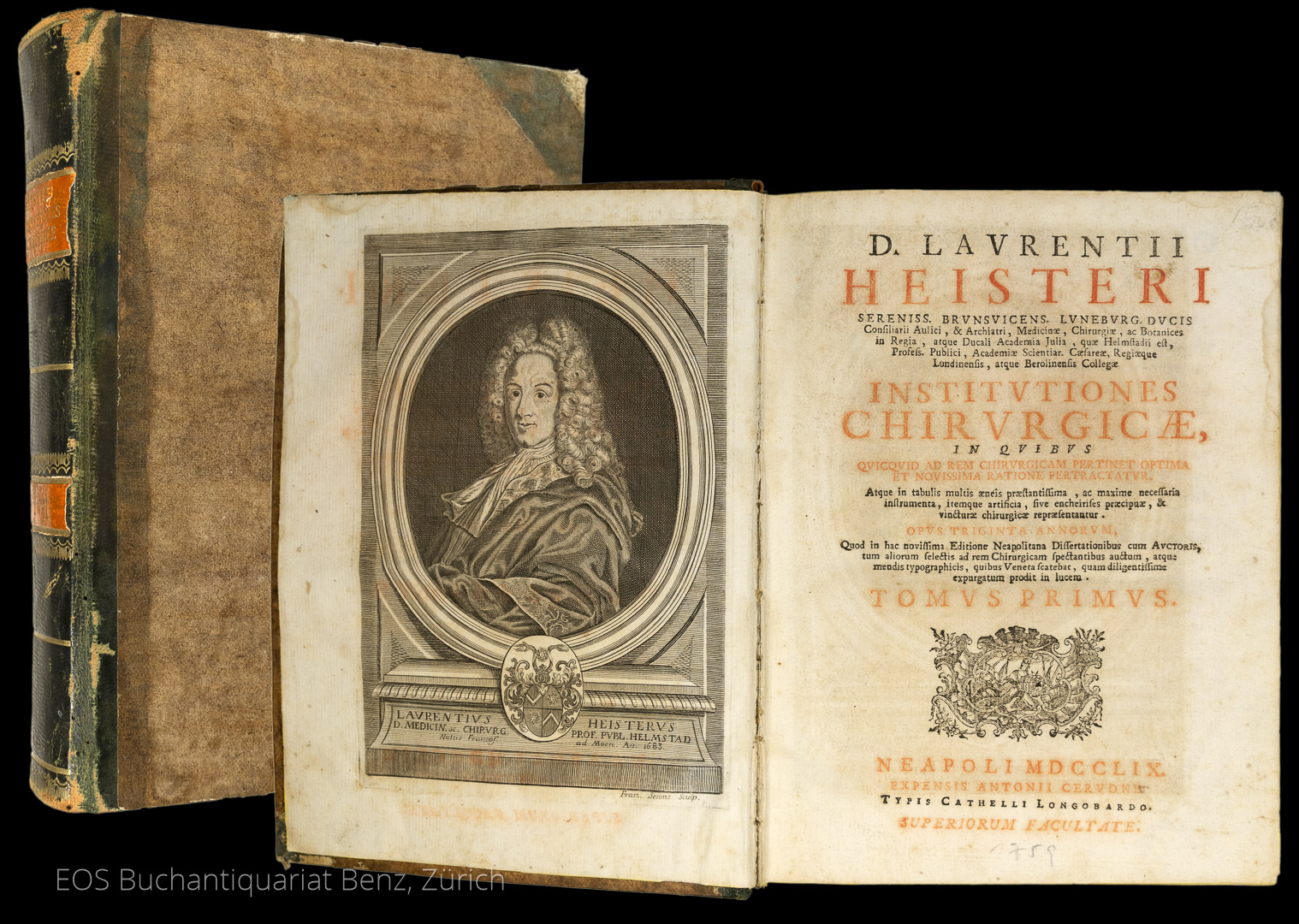 Heister, Lorenz: -Institutiones chirurgicae.