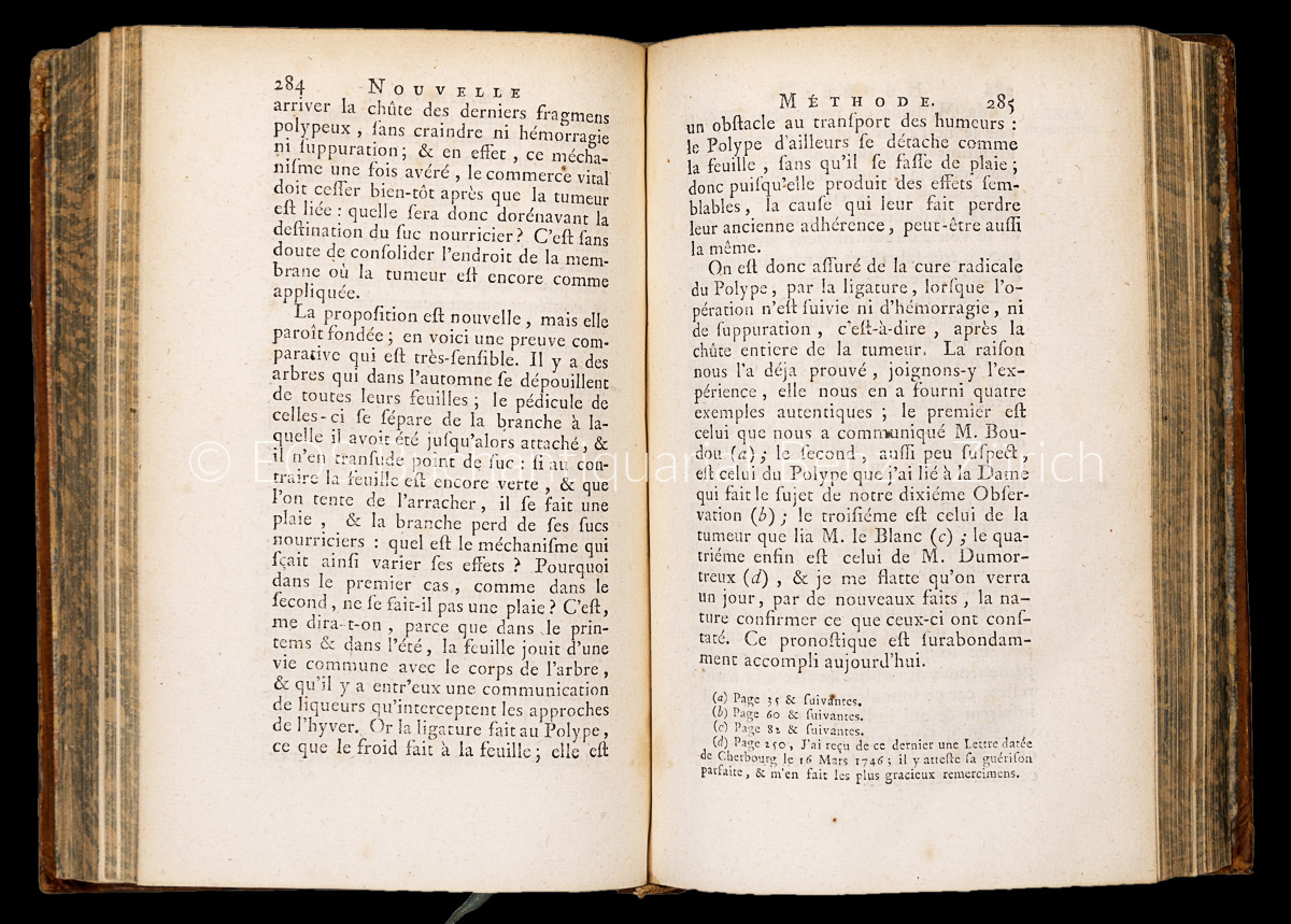 Levret, André: Observation sur la cure radicale de plusieurs polypes de la matrice, de la gorge et du nez. – Bild 2